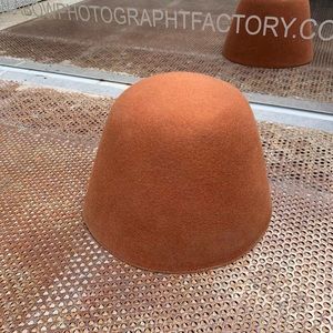 Wool blend bucket hat